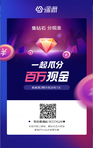 度小满金融:百度绿洲升级版,领钻石瓜分现金 行业资讯 第2张-天武咨询 此图像的alt属性为空;文件名为1-5.png