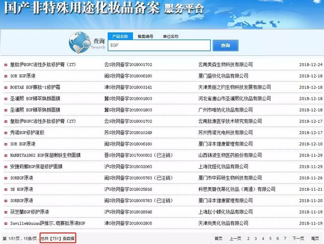 淘宝公告涉嫌“药妆”“EGF”宣称产品全部下架 行业资讯 第6张-天武咨询